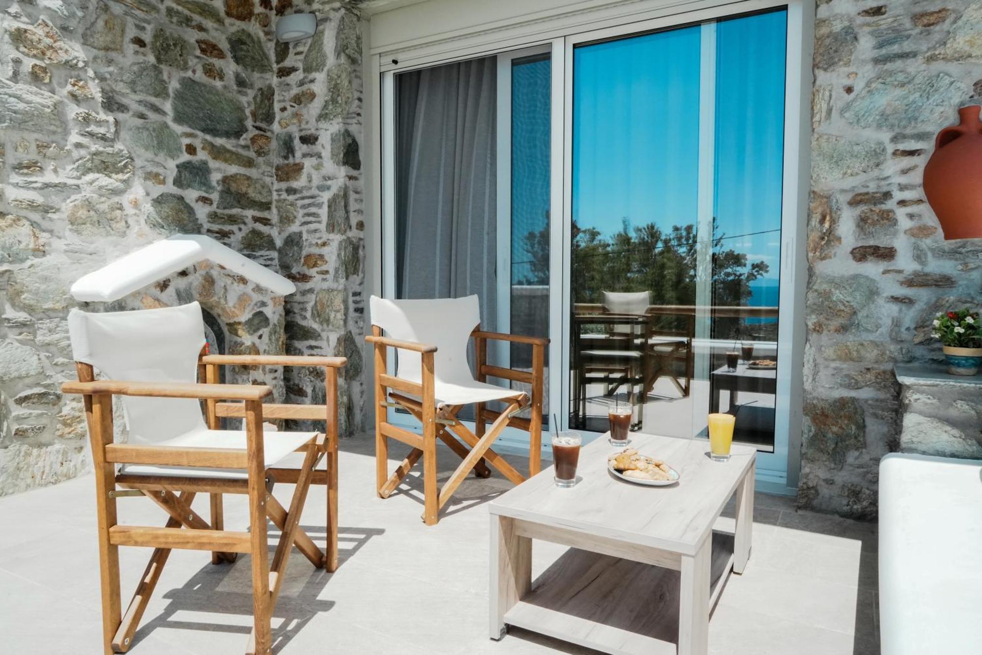 Filokalia 4 Veins - Vacation House With Sea View Карист Екстер'єр фото